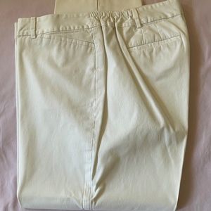 Talbots White Perfect Chino 18W